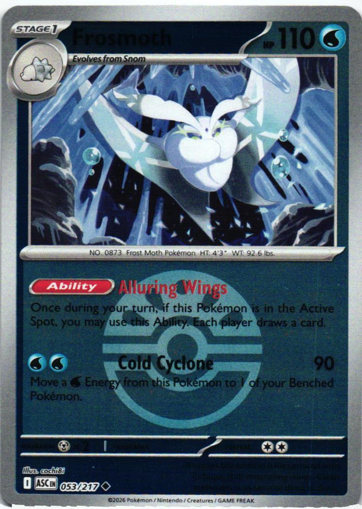 ASC Frosmoth 053/217 Ascended Heroes Uncommon English