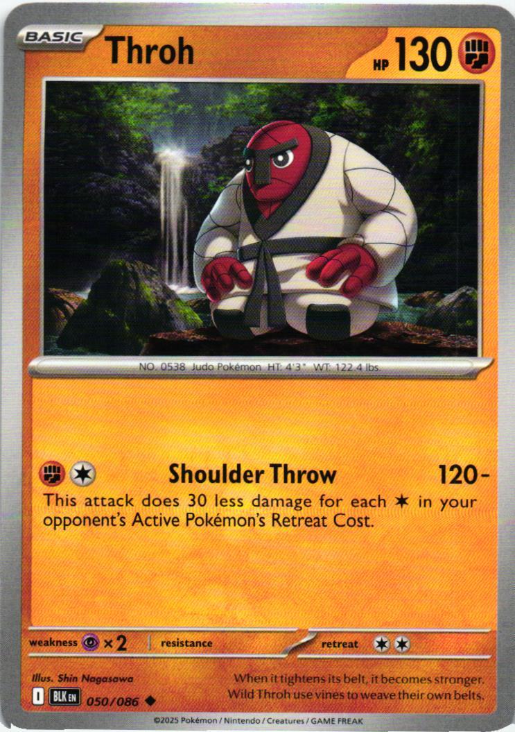 BLK Throh 050/086 Black Bolt Uncommon English