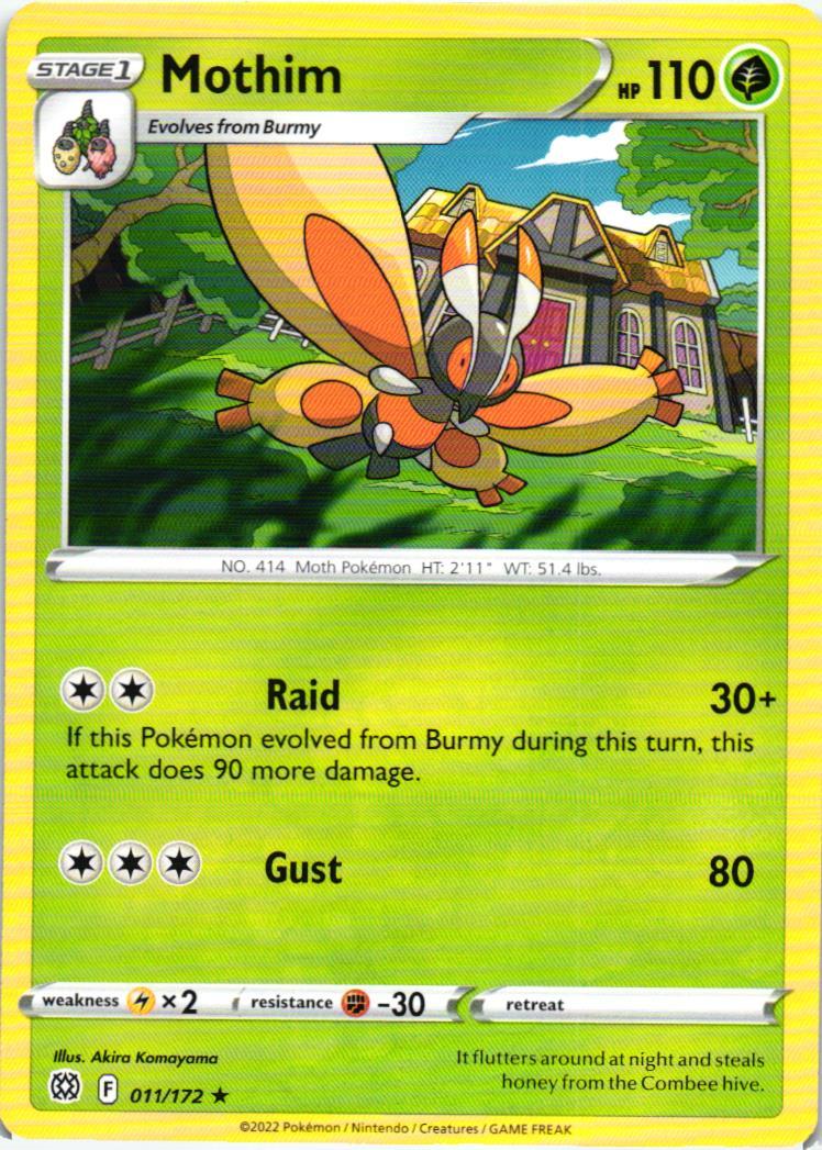 BRS Mothim 011/172 Brilliant Stars Rare English