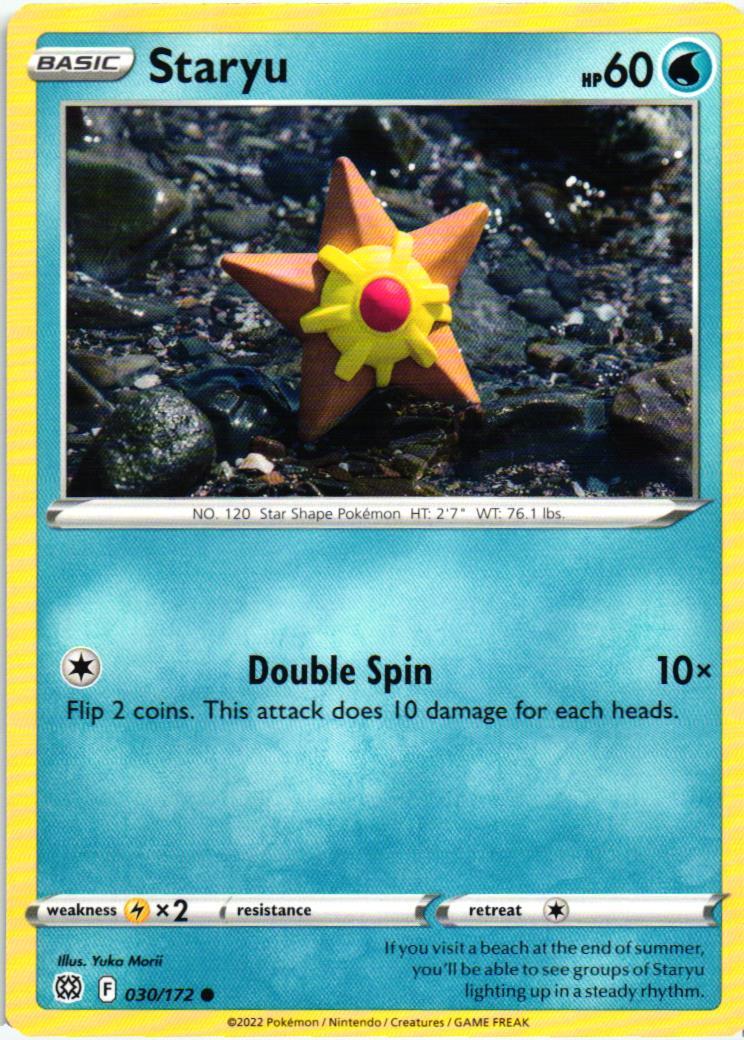 BRS Staryu 030/172 Brilliant Stars Common English
