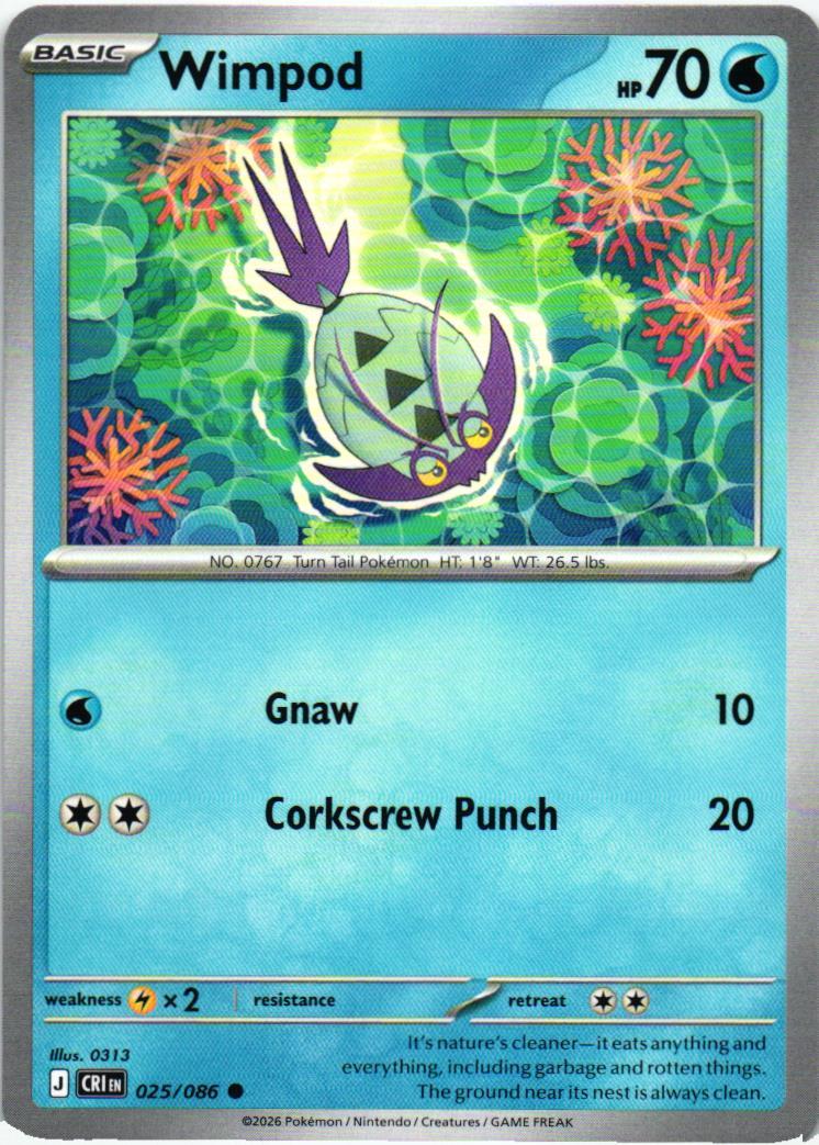 CRI Wimpod 025/086 Chaos Rising Common English