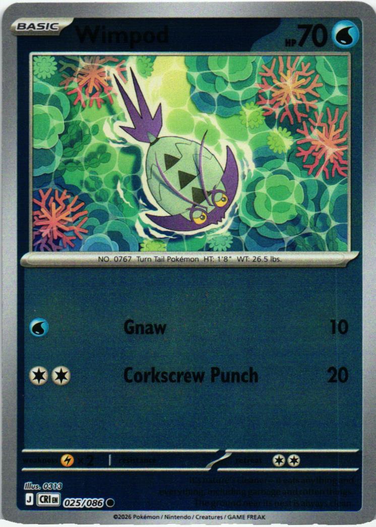 CRI Wimpod 025/086 Chaos Rising Common English