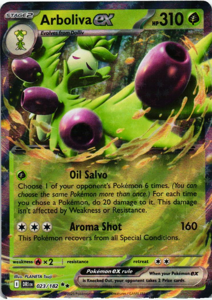 DRI Arboliva ex 023/182 Destined Rivals Double rare English