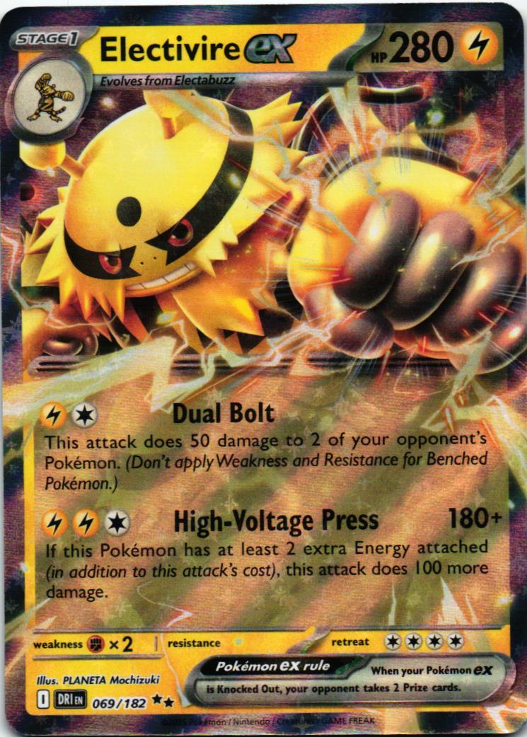 DRI Electivire ex 069/182 Destined Rivals Double rare English