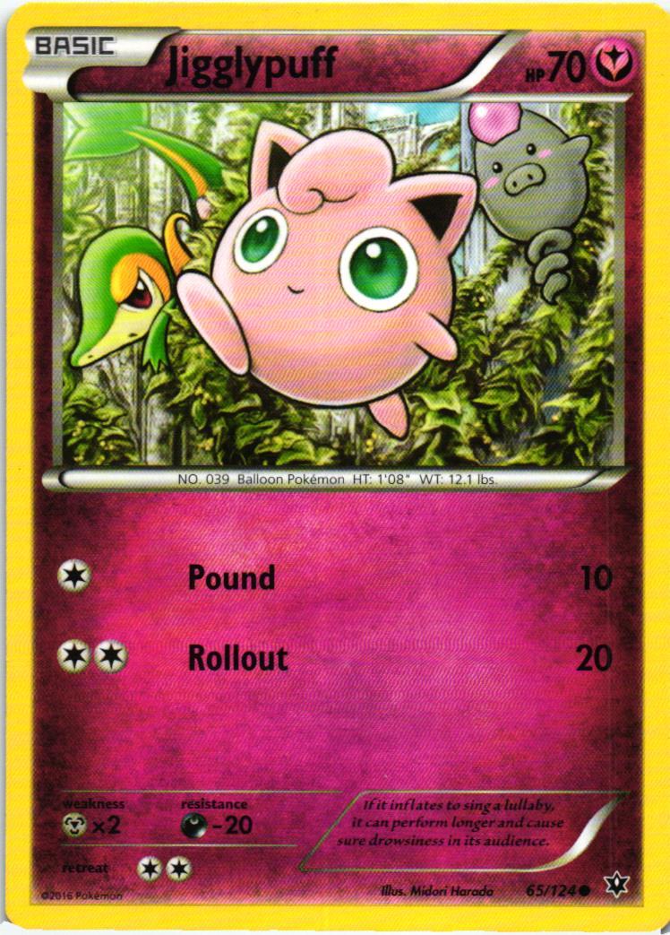 FCO Jigglypuff 65/124 Fates Collide Common English