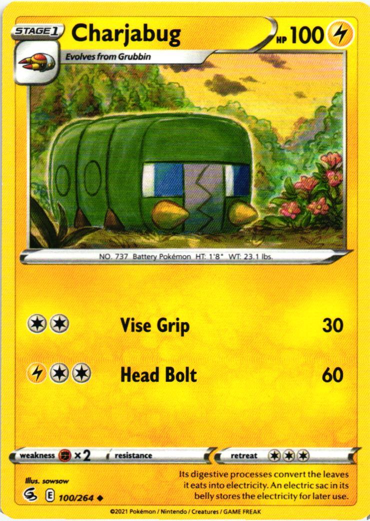 FST Charjabug 100/264 Fusion Strike Uncommon English