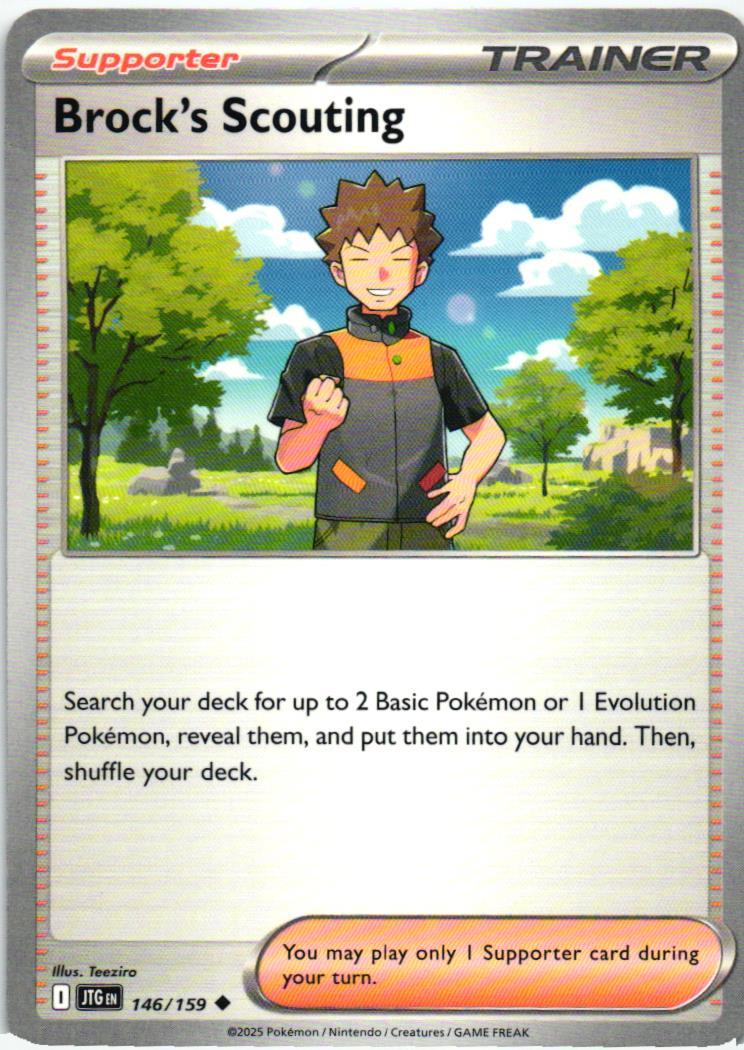 JTG Brock's Scouting 146/159 Journey Together Uncommon English