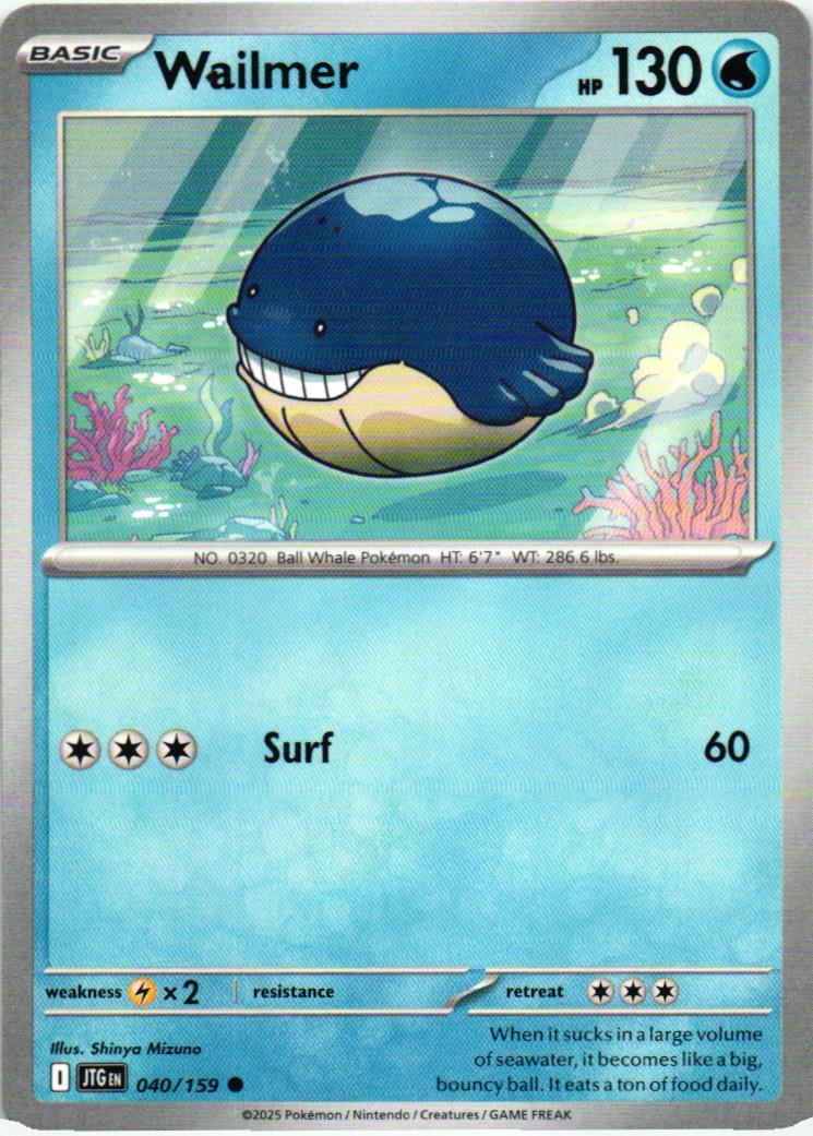 JTG Wailmer 040/159 Journey Together Common English