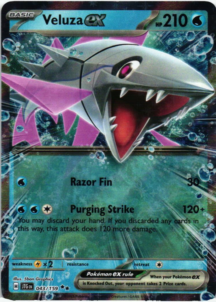 JTG Veluza ex 043/159 Journey Together Double rare English