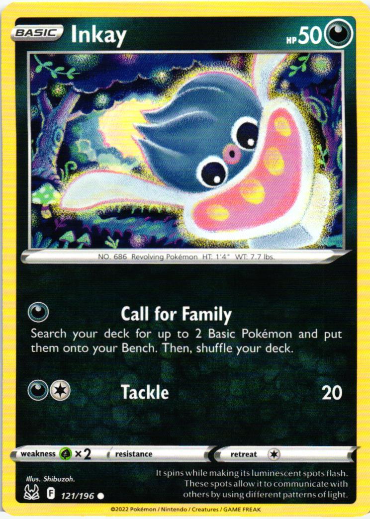 LOR Inkay 121/196 Lost Origin Common English