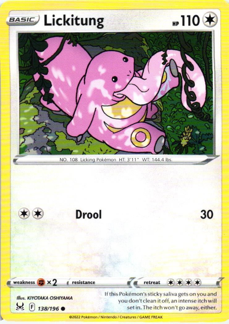 LOR Lickitung 138/196 Lost Origin Common English
