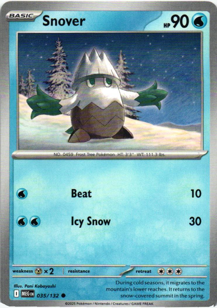 MEG Snover 035/132 Mega Evolution Common English