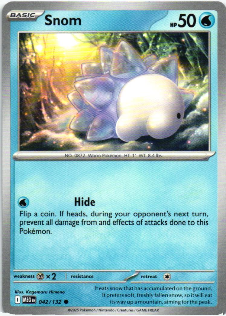 MEG Snom 042/132 Mega Evolution Common English