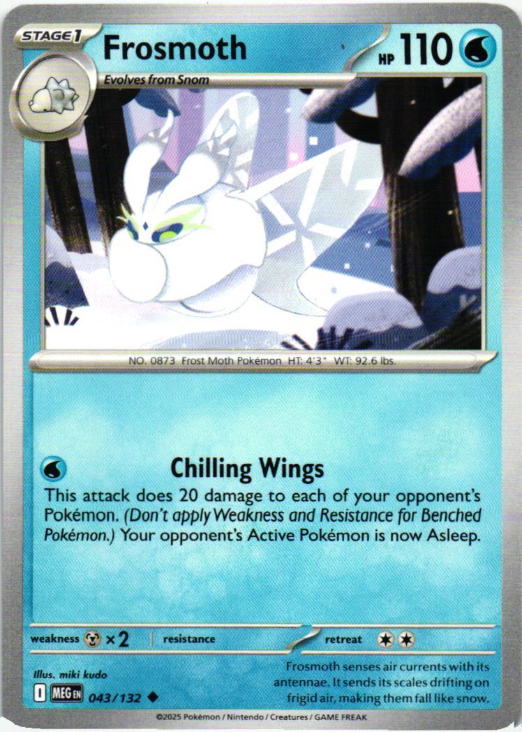 MEG Frosmoth 043/132 Mega Evolution Uncommon English