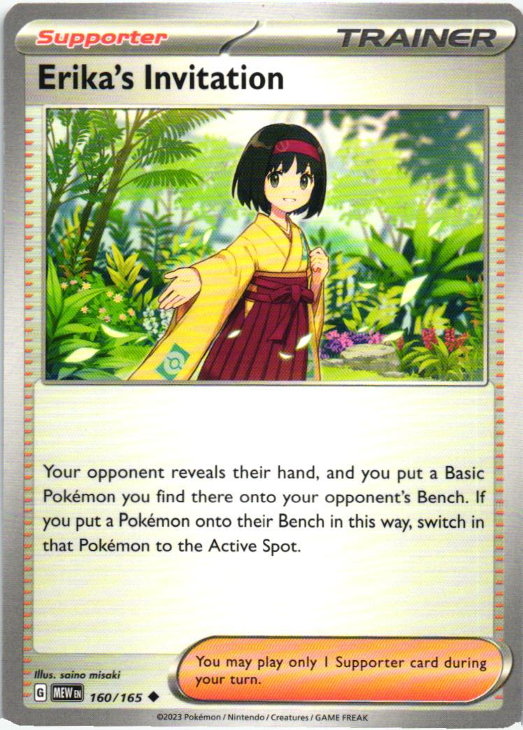 MEW Erika's Invitation 160/165 151 Uncommon English