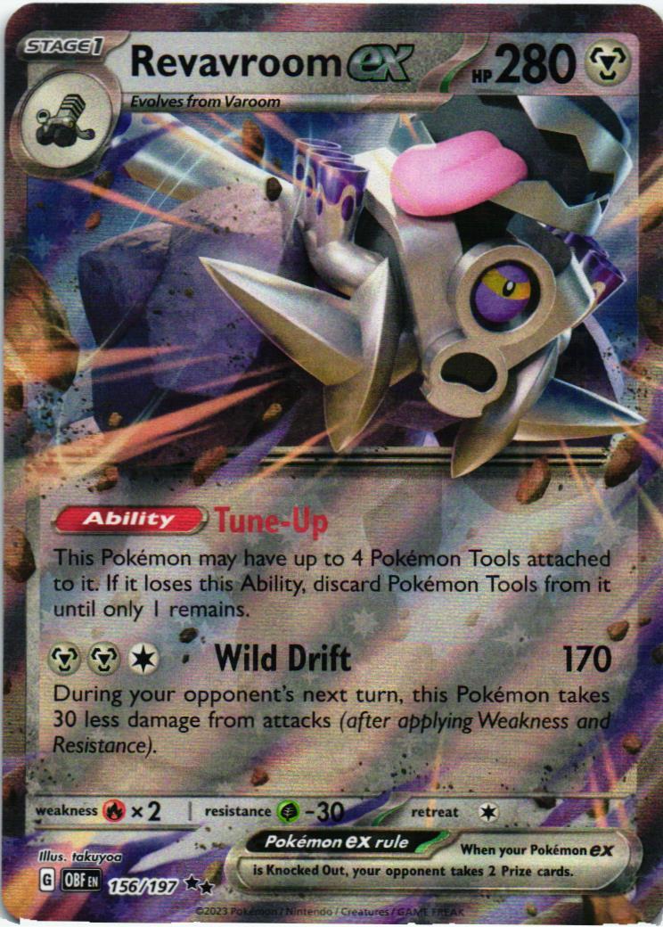 OBF Revavroom ex 156/197 Obsidian Flames Double rare English