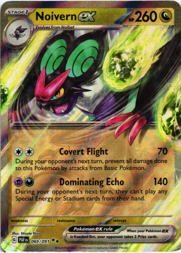 PAF Noivern ex 069/091 Paldean Fates Double rare English