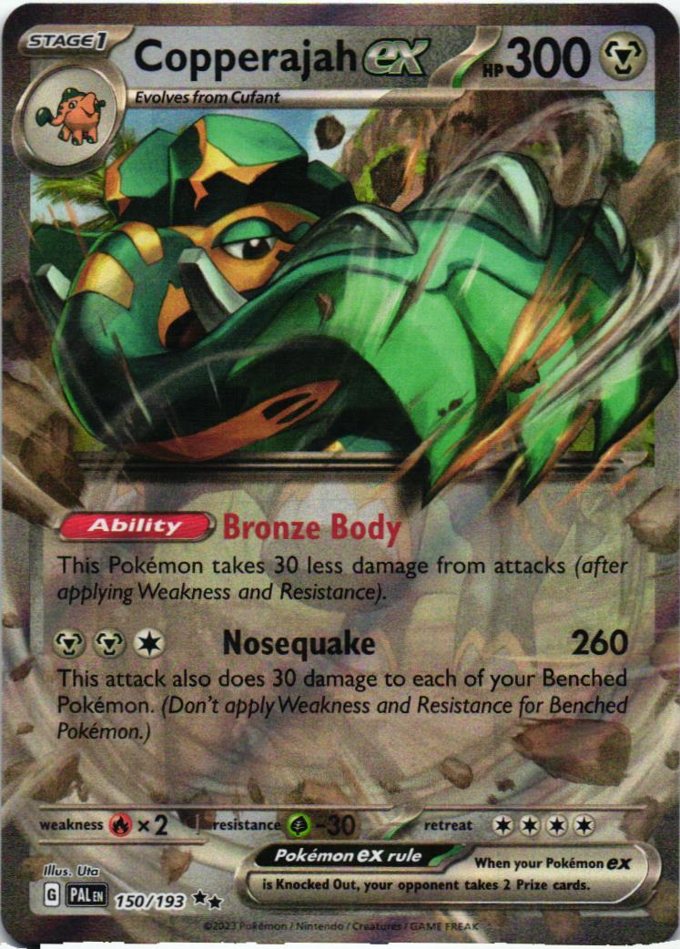 PAL Copperajah ex 150/193 Paldea Evolved Double rare English