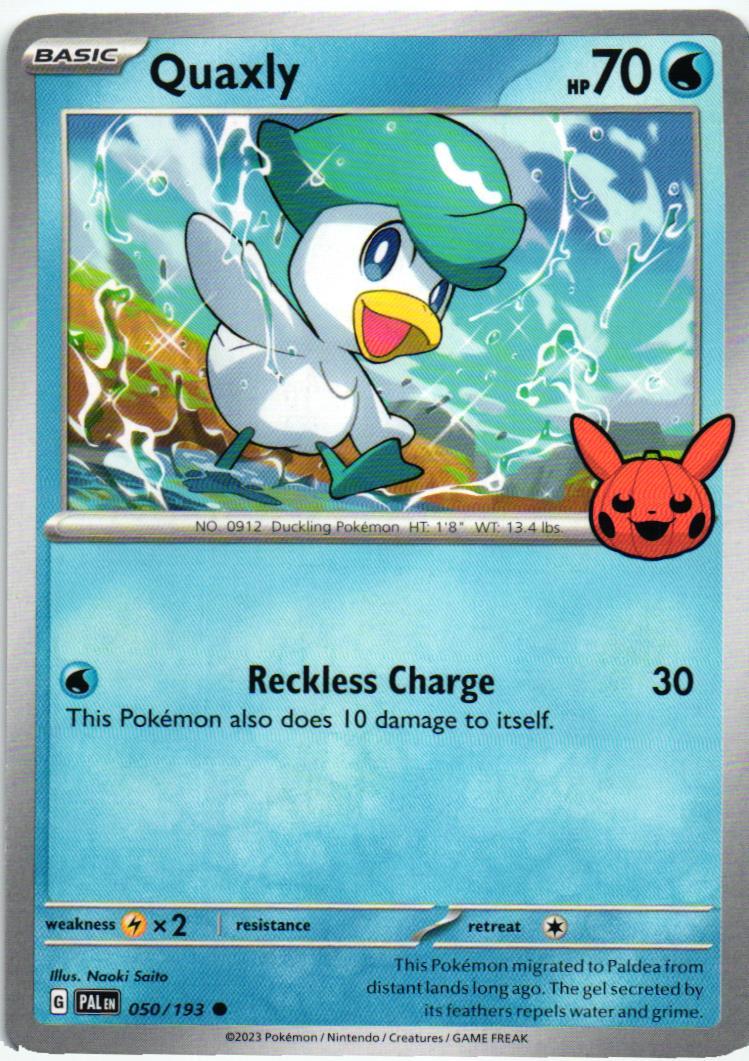 PAL Quaxly 050/193 Paldea Evolved Common English