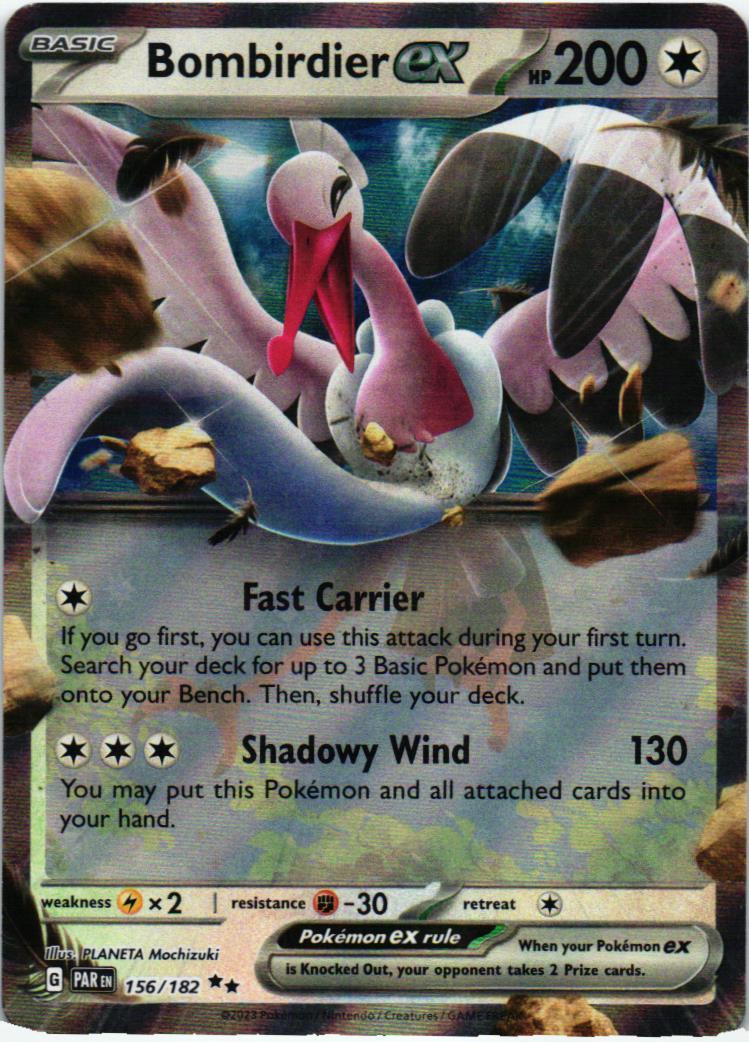 PAR Bombirdier ex 156/182 Paradox Rift Double rare English