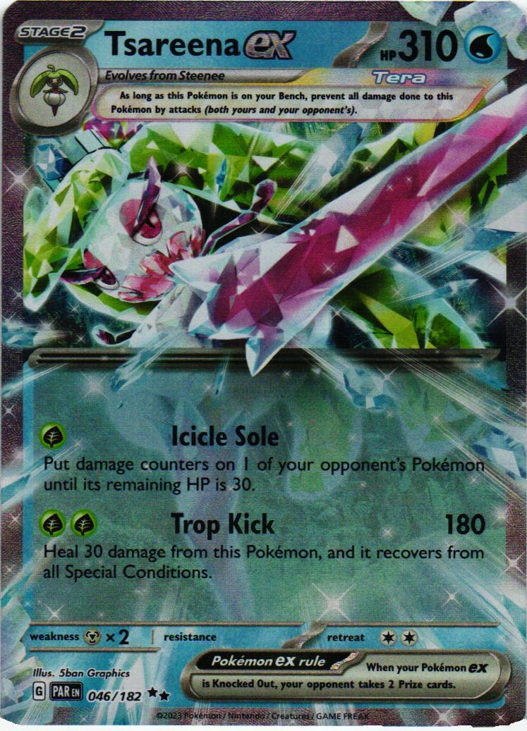 PAR Tsareena ex 046/182 Paradox Rift Double rare English