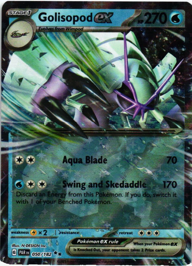 PAR Golisopod ex 050/182 Paradox Rift Double rare English