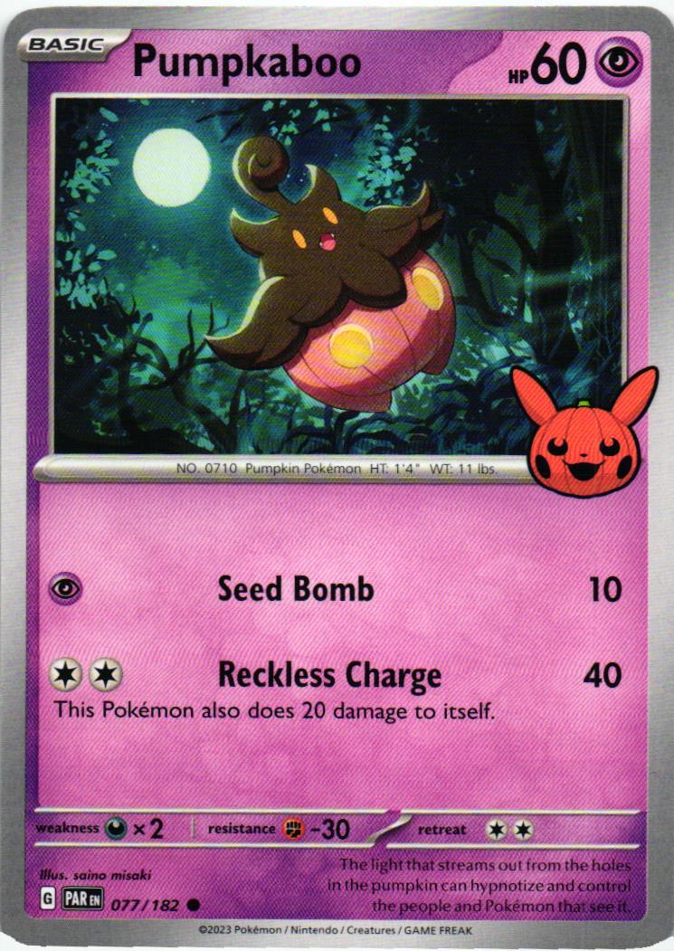 PAR Pumpkaboo 077/182 Paradox Rift Common English