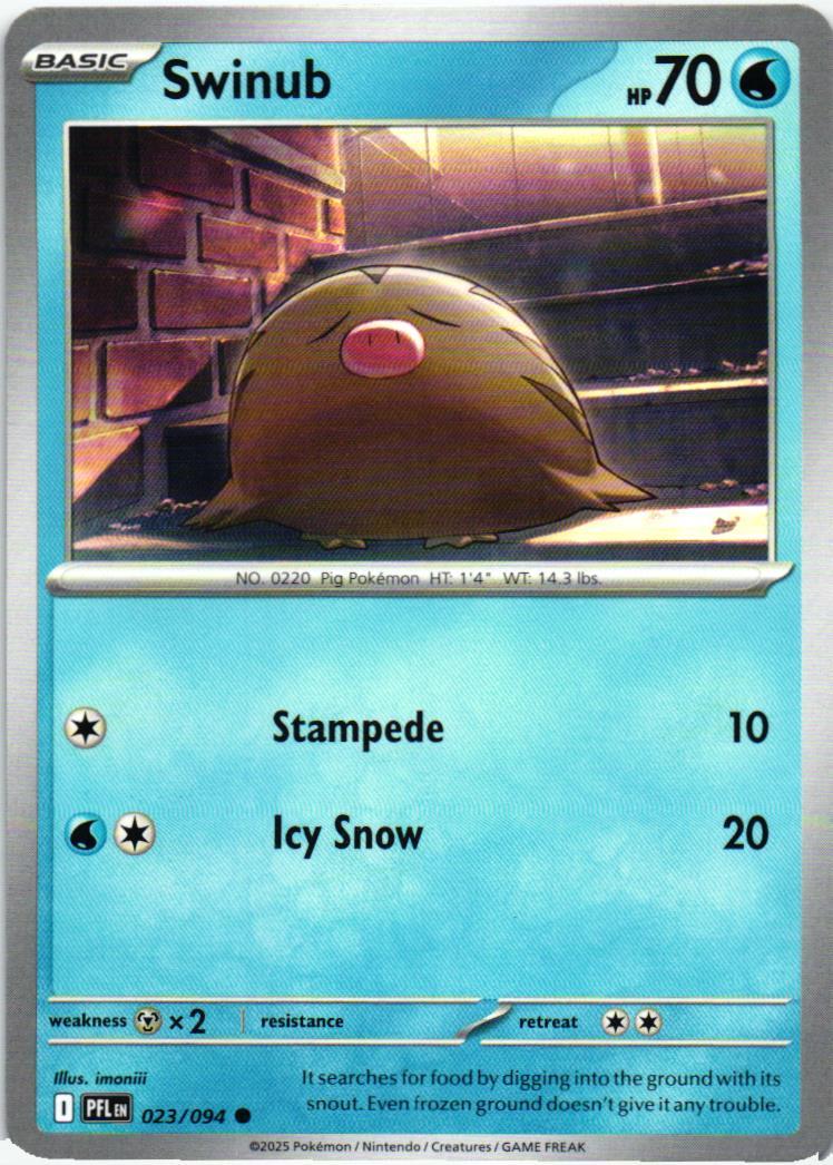 PFL Swinub 023/094 Phantasmal Flames Common English