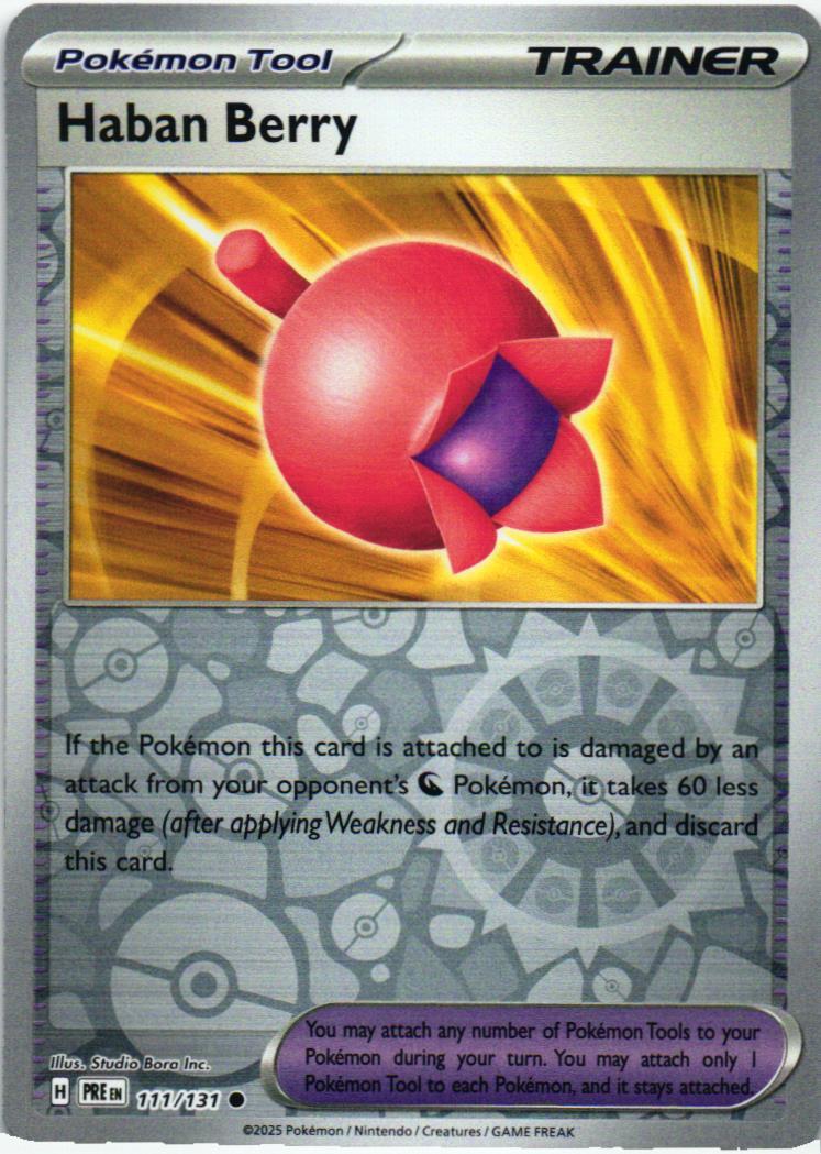 PRE Haban Berry 111/131 Prismatic Evolutions Common English