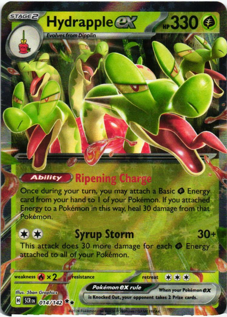 SCR Hydrapple ex 014/142 Stellar Crown Double rare English