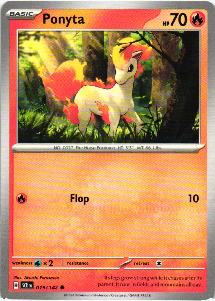 SCR Ponyta 019/142 Stellar Crown Common English