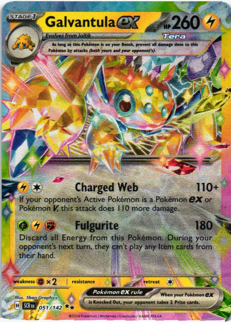 SCR Galvantula ex 051/142 Stellar Crown Double rare English