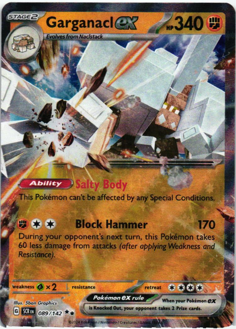SCR Garganacl ex 089/142 Stellar Crown Double rare English