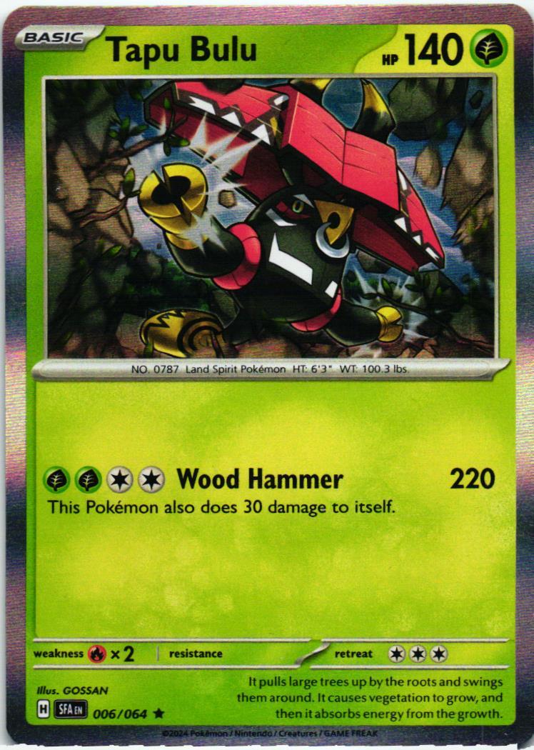 SFA Tapu Bulu 006/064 Shrouded Fable Rare English