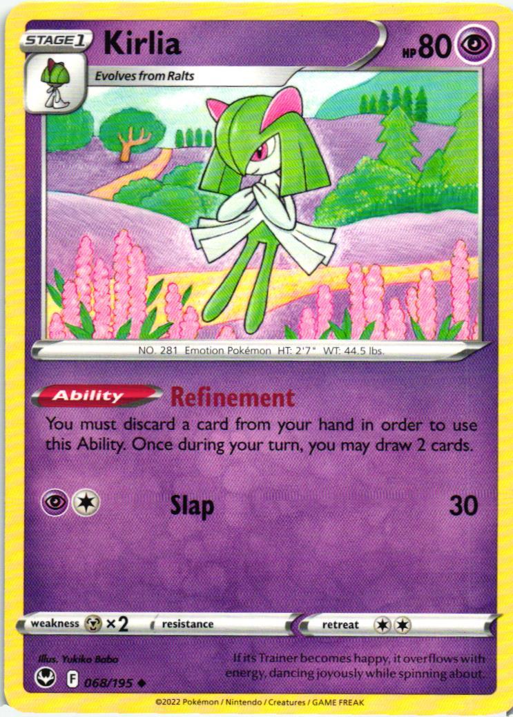 SIT Kirlia 068/195 Silver Tempest Uncommon English
