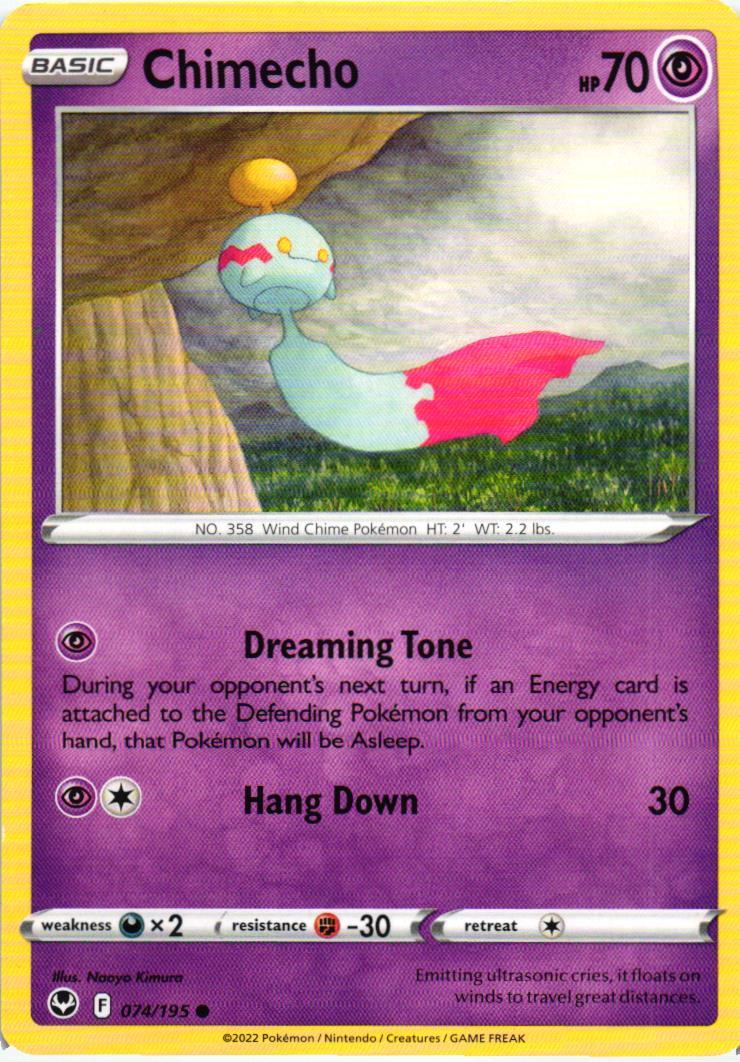 SIT Chimecho 074/195 Silver Tempest Common English