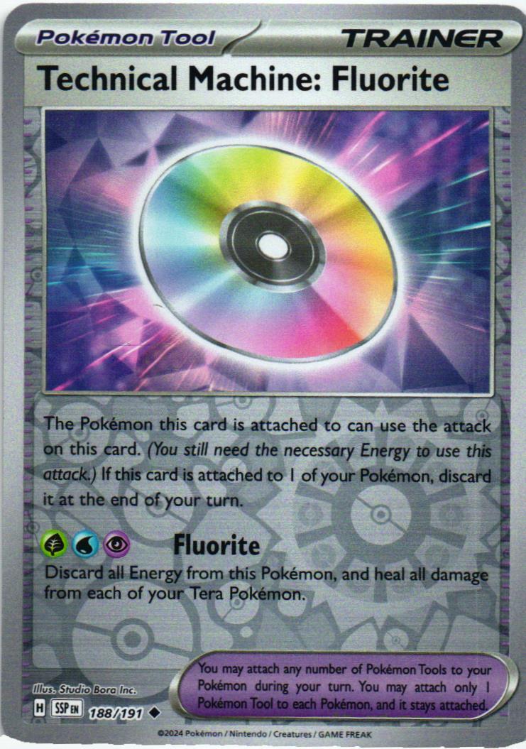 SSP Technical Machine: Fluorite 188/191 Surging Sparks Uncommon English