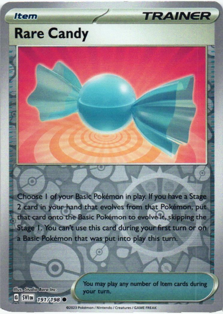 SVI Rare Candy 191/198 Scarlet & Violet Common English