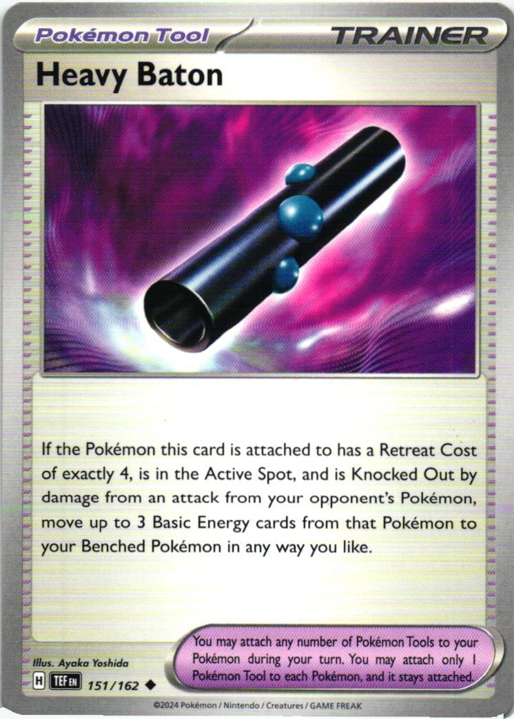 TEF Heavy Baton 151/162 Temporal Forces Uncommon English