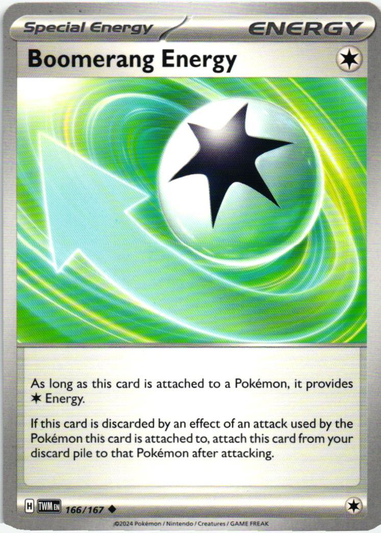 TWM Boomerang Energy 166/167 Twilight Masquerade Uncommon English